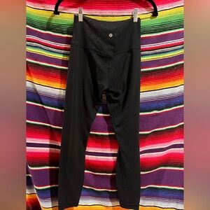 lululemon athletica Women’s Black Shiny Speckled Leggings